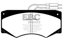EBC Ultimax Brake Pad Set (FRONT) DP720 - Image 2
