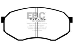 EBC Ultimax Brake Pad Set (FRONT) DP730 - Image 2