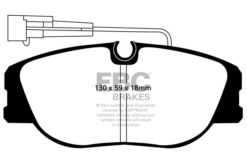 Alternative view of EBC Ultimax Brake Pad Set (FRONT) DP733