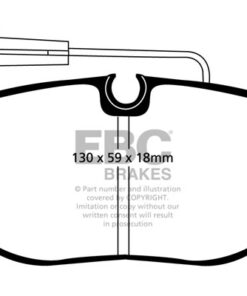 EBC Greenstuff 2000 Brake Pad Set (FRONT) DP2733 - Image 2