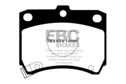 EBC Ultimax Brake Pad Set (FRONT) DP737 - Image 2