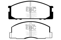 EBC Ultimax Brake Pad Set (FRONT) DP743 - Image 2