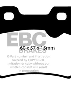 DP4761R EBC Yellowstuff Street and Track Brake Pad Set [Rear] - Image 2