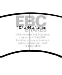EBC Greenstuff 2000 Brake Pad Set (FRONT) DP2762 - Image 2