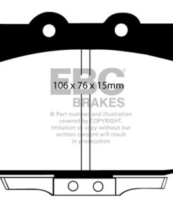 DP4763R EBC Yellowstuff Street and Track Brake Pad Set [Front] - Image 2