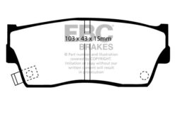 EBC Ultimax Brake Pad Set (FRONT) DP774 - Image 2