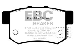 EBC Ultimax Brake Pad Set (REAR) DP781 - Image 2