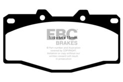 EBC Ultimax Brake Pad Set (FRONT) DP797 - Image 2