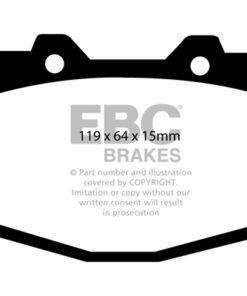 EBC Ultimax Brake Pad Set (FRONT) DP797 - Image 2
