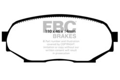EBC Greenstuff 2000 Brake Pad Set (FRONT) DP2802 - Image 2