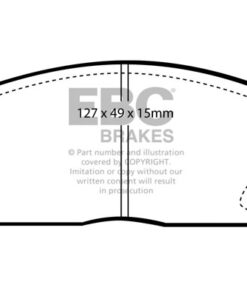 EBC Greenstuff 2000 Brake Pad Set (FRONT) DP2803 - Image 2