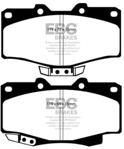 DP4807R EBC Yellowstuff Street and Track Brake Pad Set [Front] - Image 2
