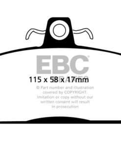 EBC Ultimax Brake Pad Set (FRONT) DP817 - Image 2