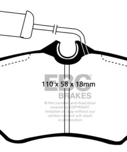 EBC Ultimax Brake Pad Set (FRONT) DP820/2 - Image 2