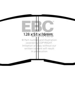 DP4830R EBC Yellowstuff Street and Track Brake Pad Set [Front] - Image 2