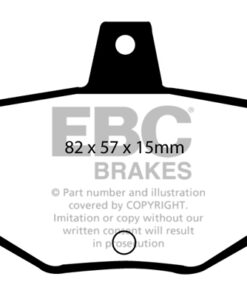 DP4834R EBC Yellowstuff Street and Track Brake Pad Set [Rear] - Image 2