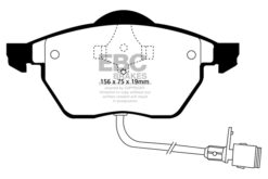 EBC Redstuff Brake Pads - DP3836C - Image 2