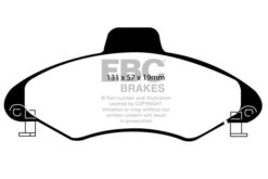 EBC Ultimax Brake Pad Set (FRONT) DP837/2 - Image 2