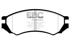 Alternative view of DP4839R EBC Yellowstuff Street and Track Brake Pad Set [Front]