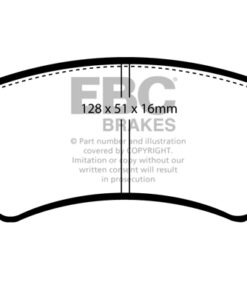 DP4839R EBC Yellowstuff Street and Track Brake Pad Set [Front] - Image 2