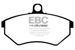 EBC Ultimax Brake Pad Set (FRONT) DP841 - Image 2