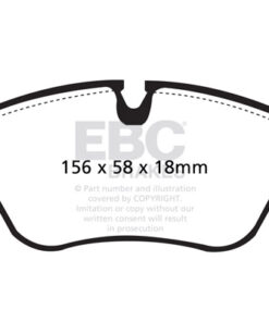 EBC Ultimax Brake Pad Set (FRONT) DP880 - Image 2
