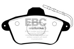 EBC Ultimax Brake Pad Set (FRONT) DP882/2 - Image 2