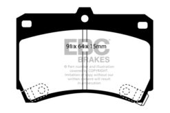 EBC Ultimax Brake Pad Set (FRONT) DP884 - Image 2