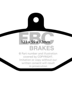 DP4885/2R EBC Yellowstuff Street and Track Brake Pad Set [Rear] - Image 2