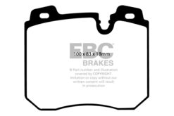 EBC Ultimax Brake Pad Set (FRONT) DP886 - Image 2