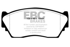 EBC Greenstuff 2000 Brake Pad Set (FRONT) DP2892 - Image 2