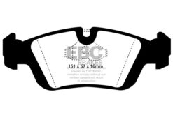 EBC Greenstuff 2000 Brake Pad Set (FRONT) DP2914 - Image 2