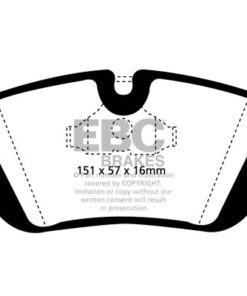EBC Greenstuff 2000 Brake Pad Set (FRONT) DP2914 - Image 2