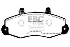 EBC Ultimax Brake Pad Set (FRONT) DP918/2 - Image 2