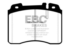 EBC Greenstuff 2000 Brake Pad Set (FRONT) DP2927 - Image 2