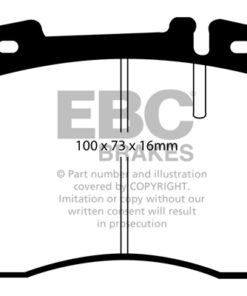 EBC Ultimax Brake Pad Set (FRONT) DP927/2 - Image 2