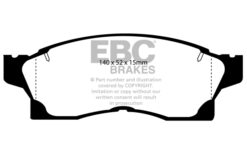 DP4936R EBC Yellowstuff Street and Track Brake Pad Set [Front] - Image 2