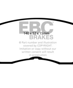 EBC Greenstuff 2000 Brake Pad Set (FRONT) DP2936 - Image 2