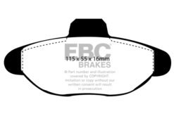 EBC Ultimax Brake Pad Set (FRONT) DP944 - Image 2
