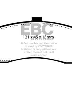 EBC Greenstuff 2000 Brake Pad Set (FRONT) DP2946 - Image 2