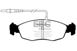 DP4948R EBC Yellowstuff Street and Track Brake Pad Set [Front] - Image 2
