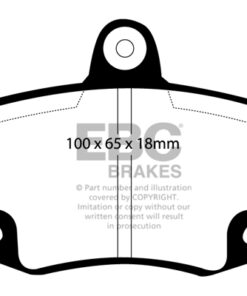 EBC Greenstuff 2000 Brake Pad Set (FRONT) DP2959 - Image 2