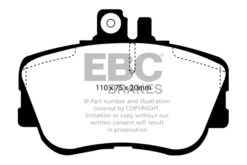 EBC Redstuff Brake Pads - DP3962C - Image 2