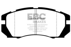 EBC Greenstuff 2000 Brake Pad Set (FRONT) DP2966 - Image 2