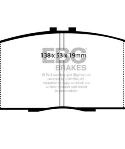 EBC Greenstuff 2000 Brake Pad Set (FRONT) DP2975 - Image 2