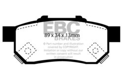 EBC Ultimax Brake Pad Set (REAR) DP984/2 - Image 2