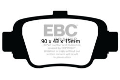 EBC Ultimax Brake Pad Set (REAR) DP998 - Image 2