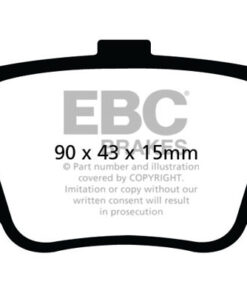 Alternative view of EBC Ultimax Brake Pad Set (REAR) DP998