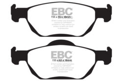 EBC Greenstuff 2000 Brake Pad Set (FRONT) DP22000 - Image 2