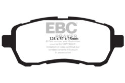 EBC Ultimax OEM Replacement Brake Pad Set DPX2003 [Front] - Image 2